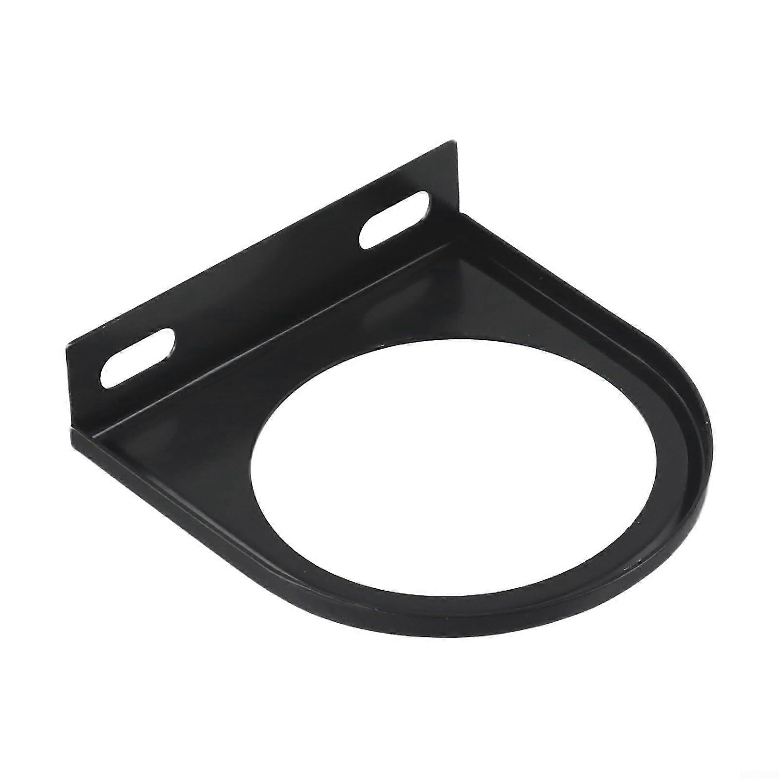52mm Single Hole Car Gauge Holder Bracket Black Iron Instrument Frame For 2Inch Meters Easy Installation Secure Placement