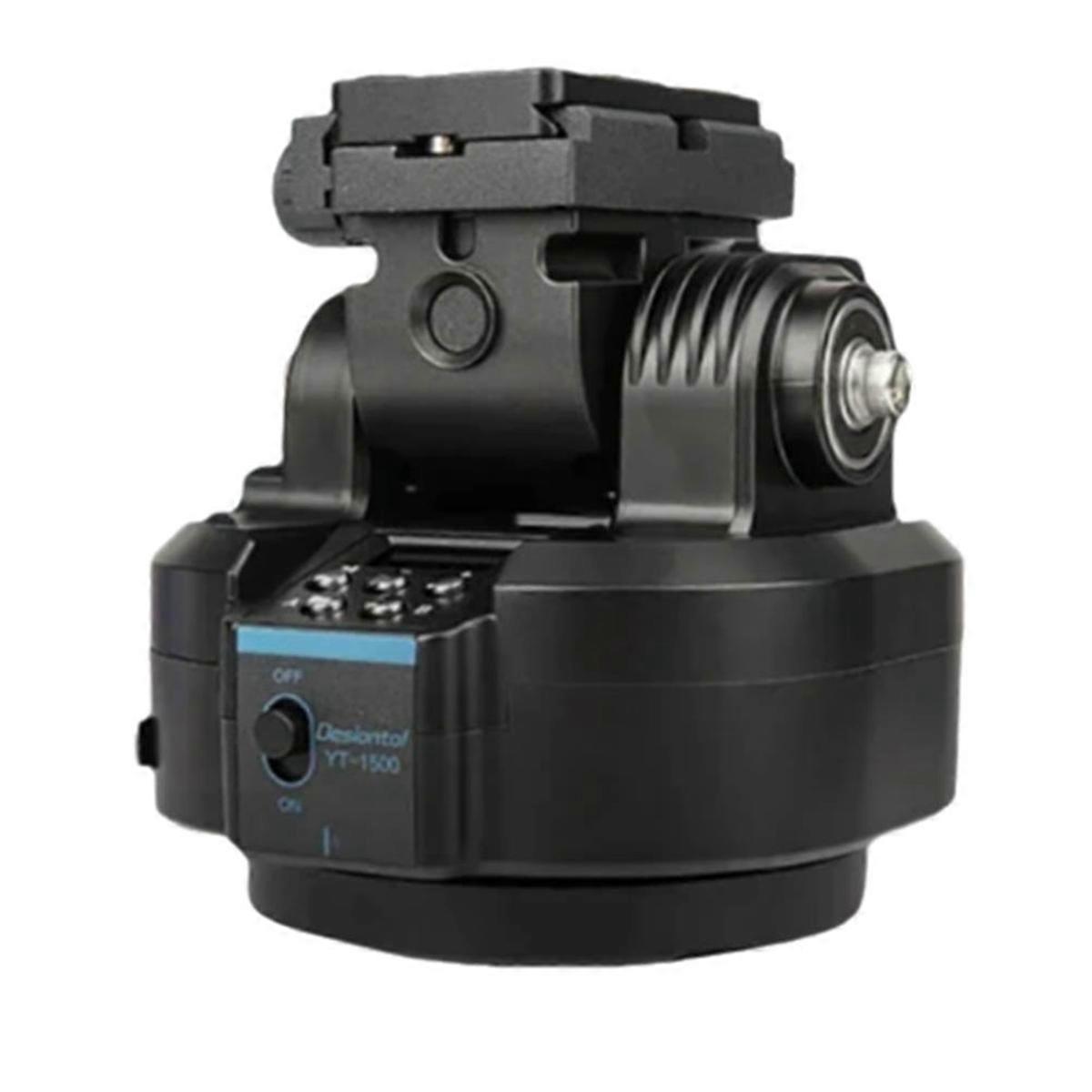 YT-1500 Auto Motorized Rotating Panoramic Tripod Head with Remote Control Camera Phone Pan Video Tr