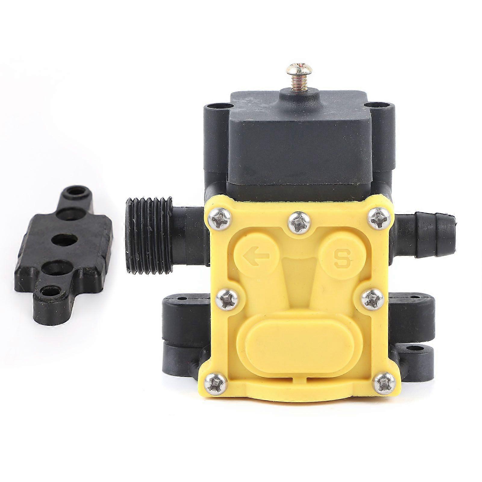 12V Diaphragm Pressure Pump Agriculture Garden Electric Sprayer Water Pump AccessoriesType C Backflow Durable Single Thread without Stopping