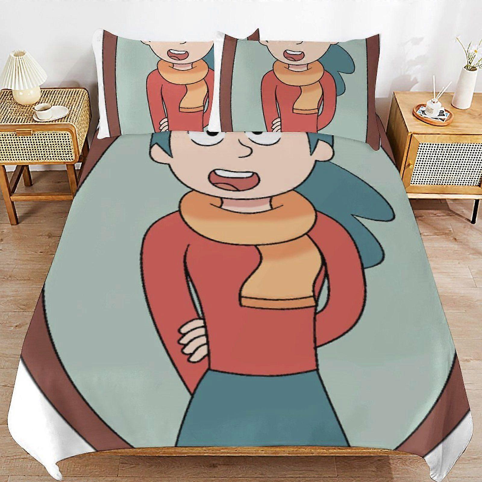 a474 Hilda Breathable Comfort Texture Clean Finish Hidden Zipper System Duvet Cover Sets for Home Use n474