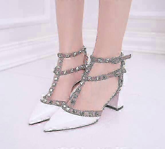 Women's Summer Leather Buckle Sandals