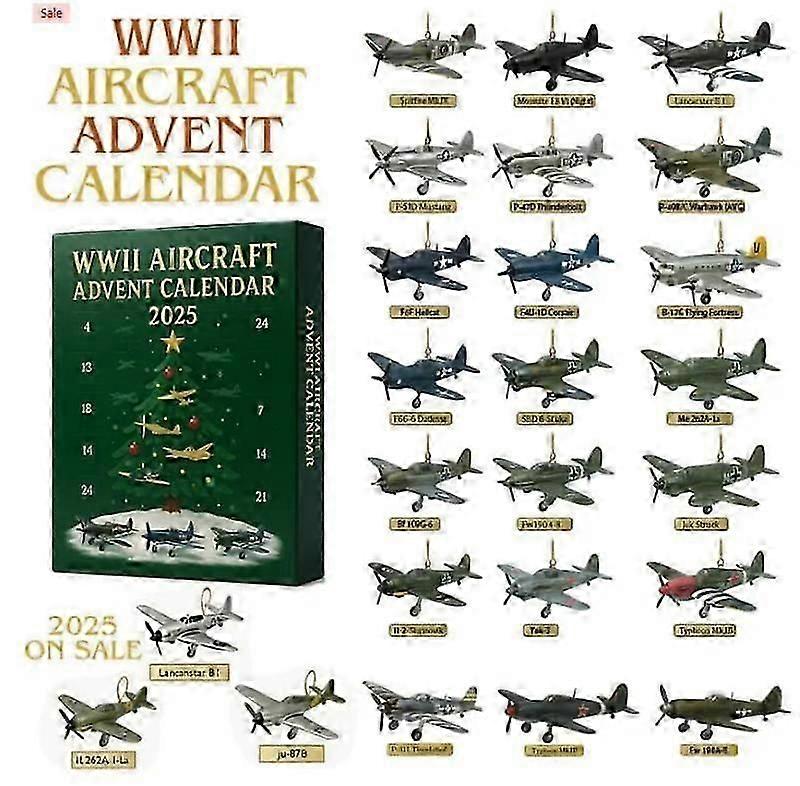 World war ii aircraft Advent Calendar Blind Box