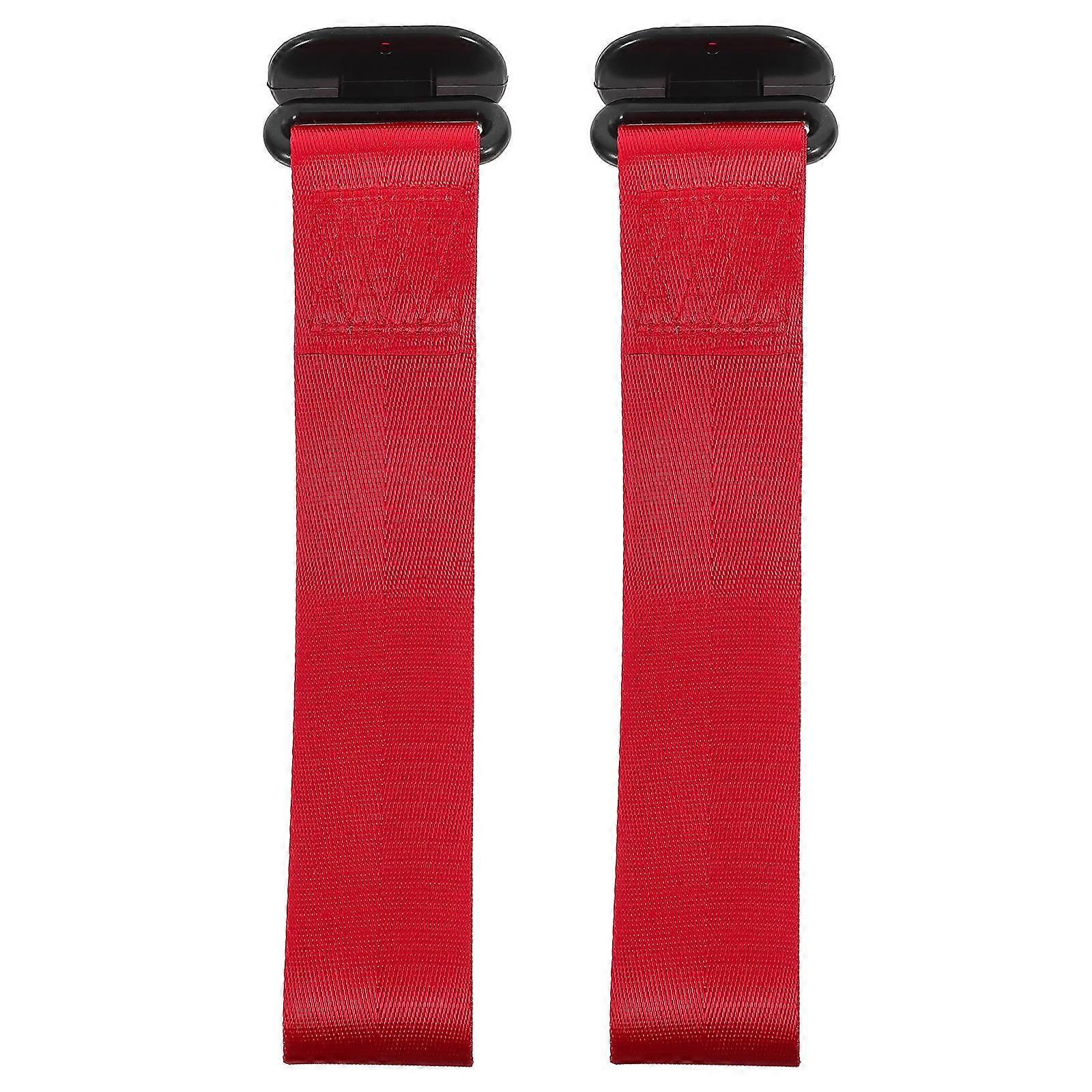 2Pcs Tow Hook Cargo Towing Hook for Truck Use Red Durable ABS Nylon