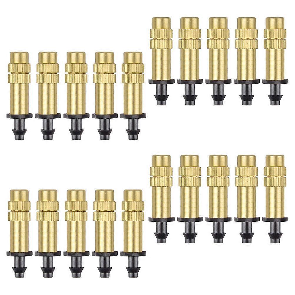 Adjustable Copper Nozzle for Garden Irrigation with 40Pcs Set