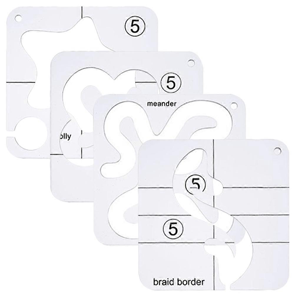 Clothing Crafting Templates Patchwork Quilting Template for Measuring Use 20Pcs