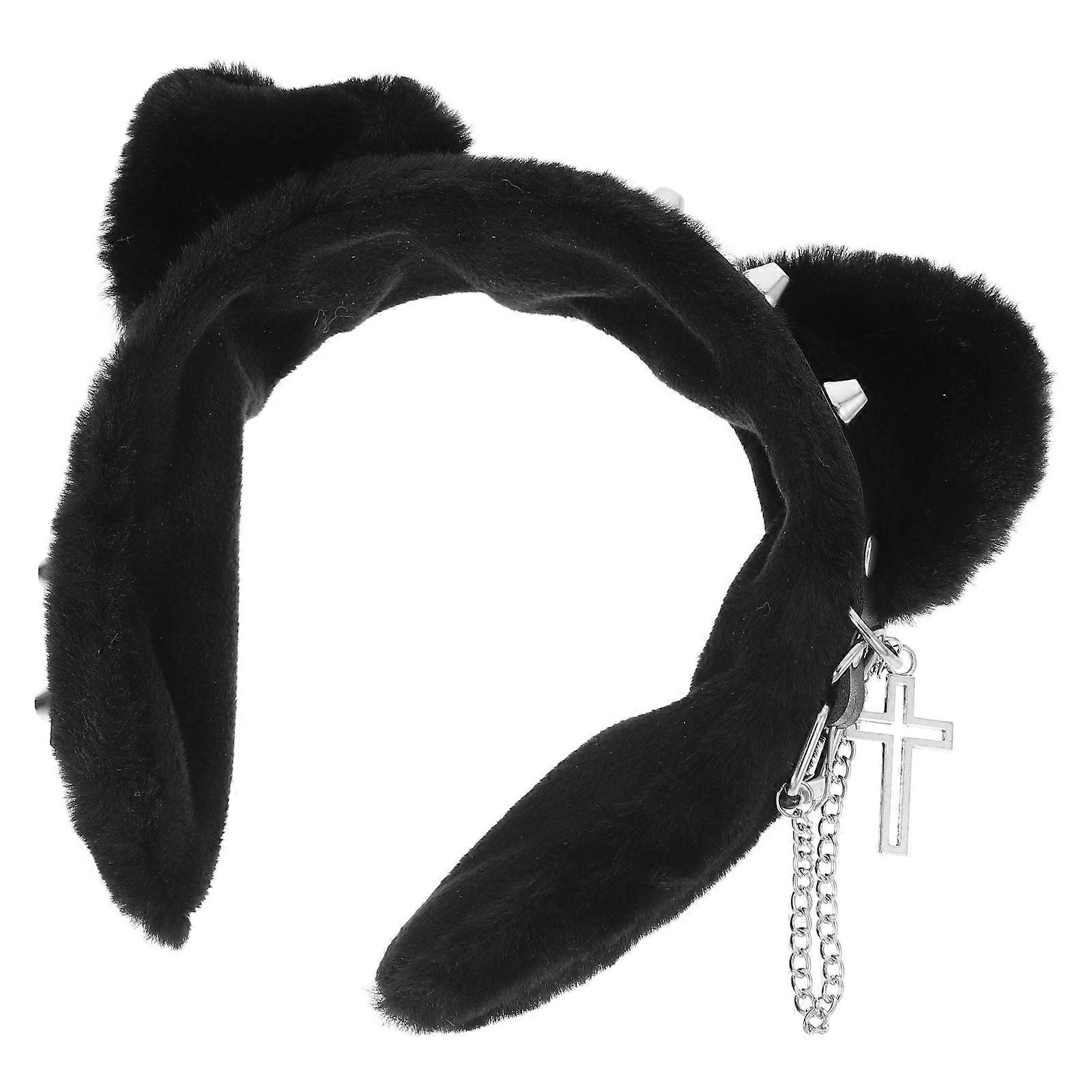 Cosplay Cat Ear Headband Plush Party Headband for 5Pcs Accessory