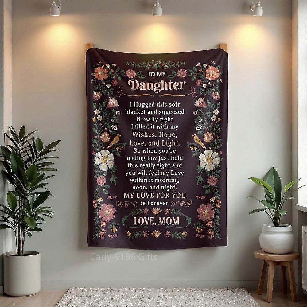 Mutter Und Tochter Decke, Zu Meiner Tochter Plüsch Flanell Decke Geschenk Für Sie DH 087