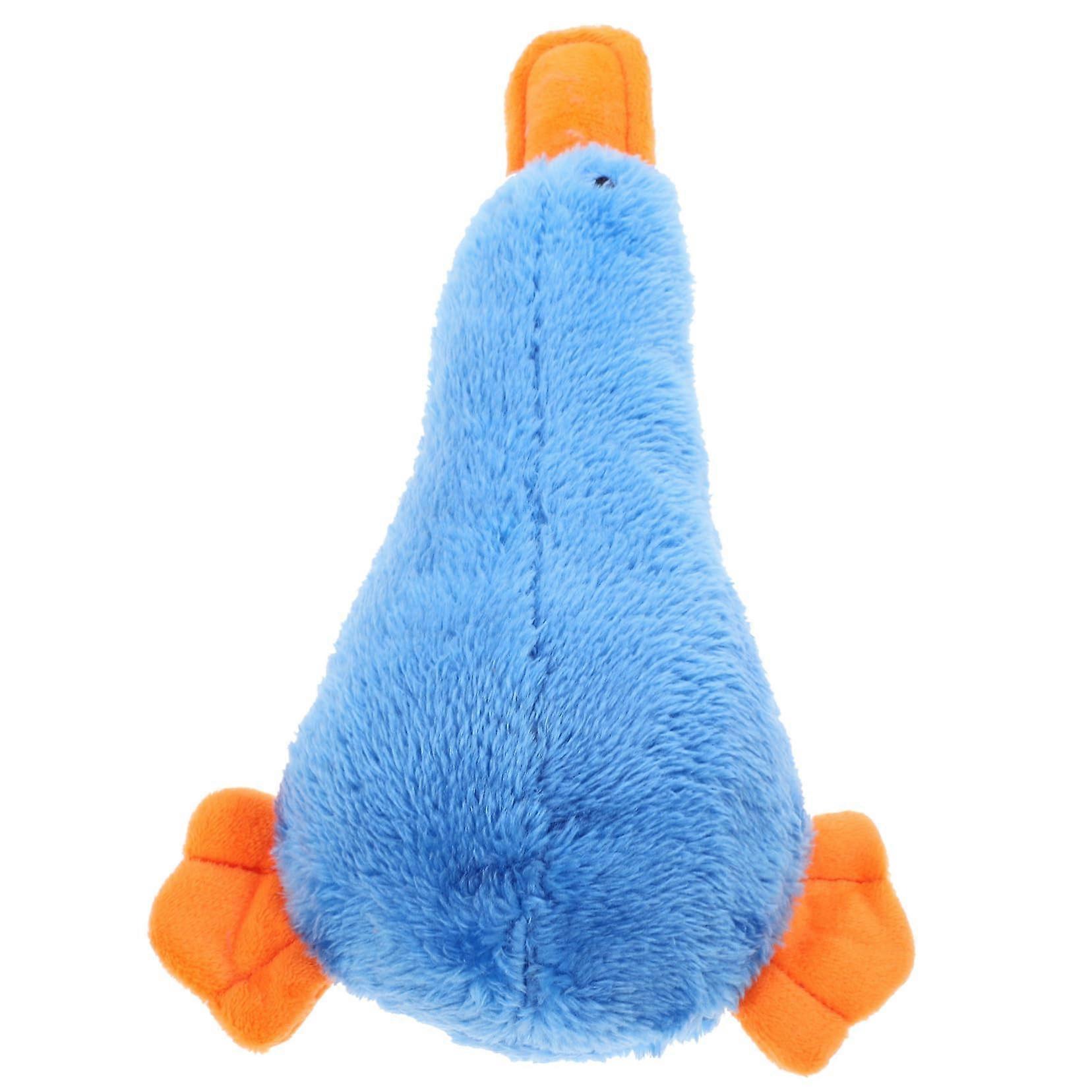 Stuffed Duck Toy For Dogs, Chew Toy With Squeaker, Cartoon Design Puppy Interactive Playtime Plush