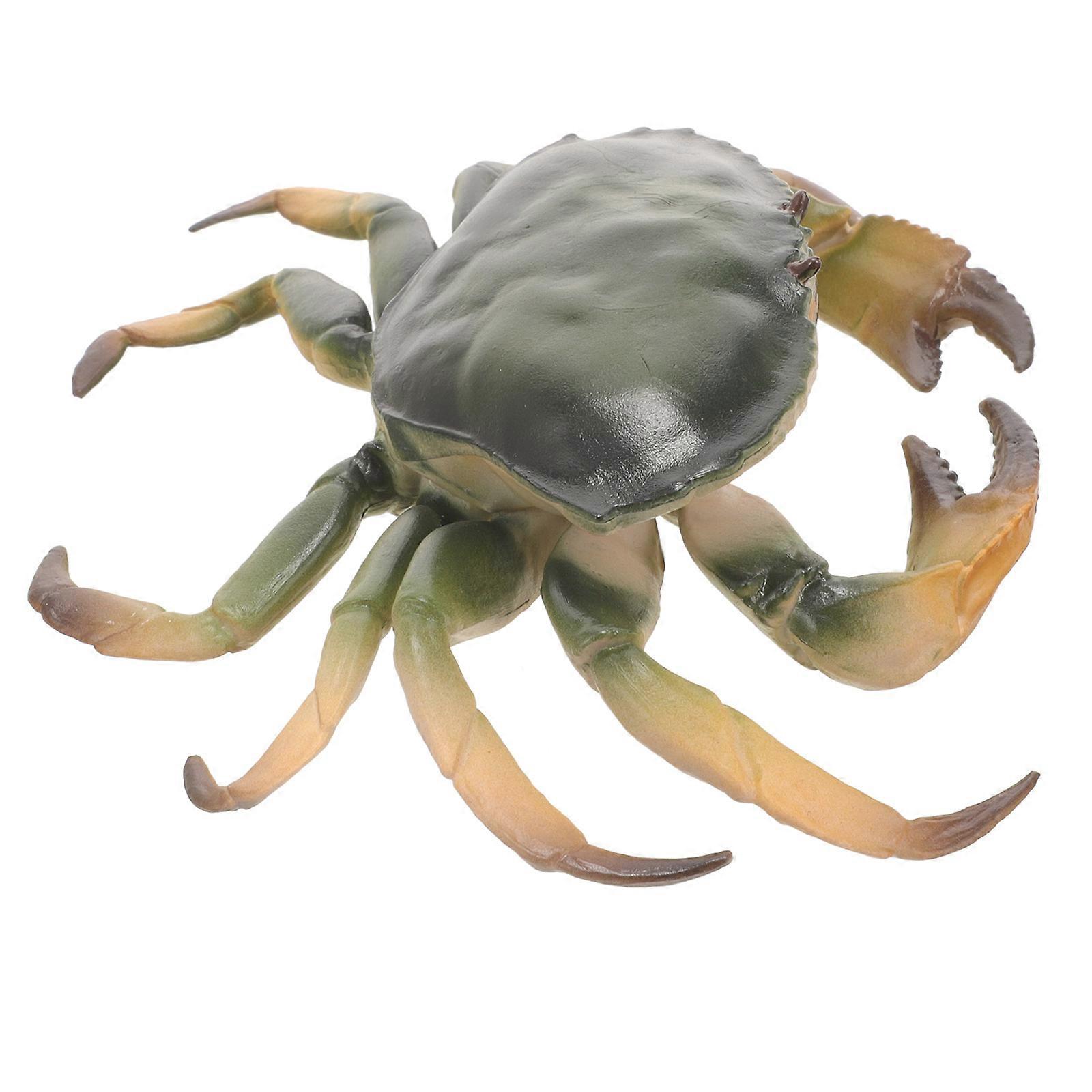 Simulated Crab Toy Model for Decor 3Pcs PVC Assorted Tank Ornament