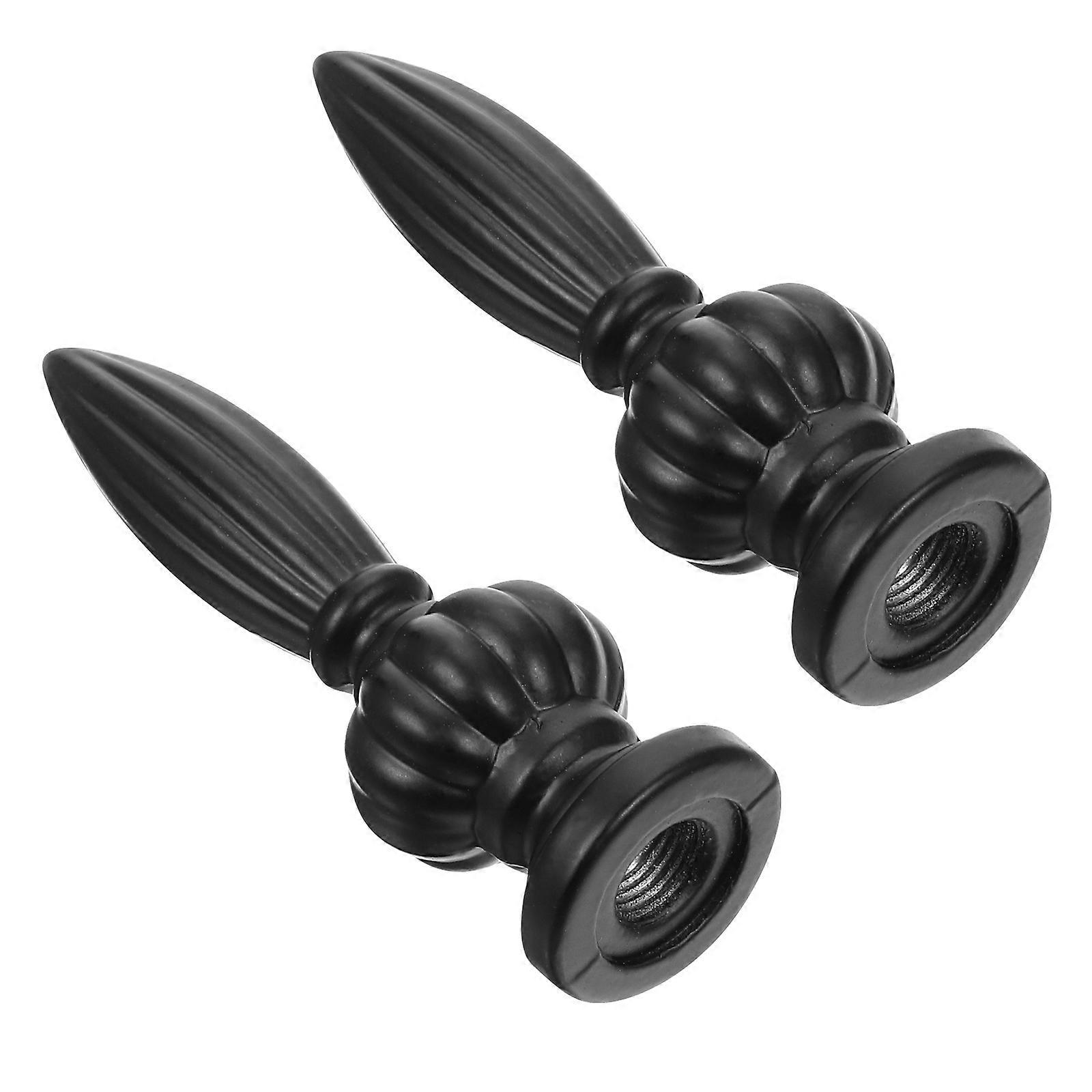 Lampshade Finials Stylish Lamp Finial for Table Lamp 16Pcs Black