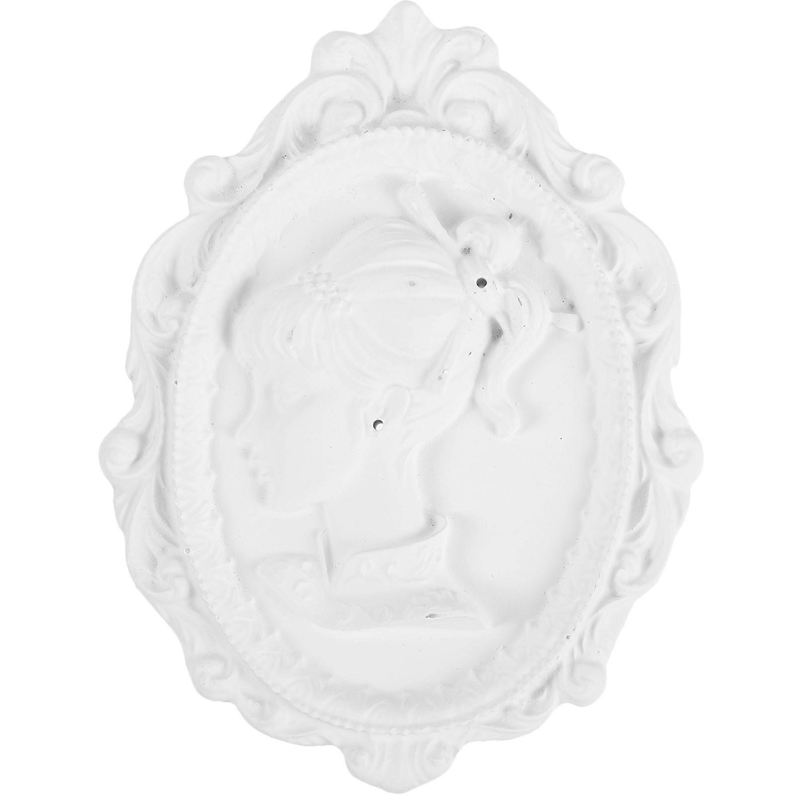 Earrings Organizer Decorative Face Design Store Use 13x10.5cm Display 1Set