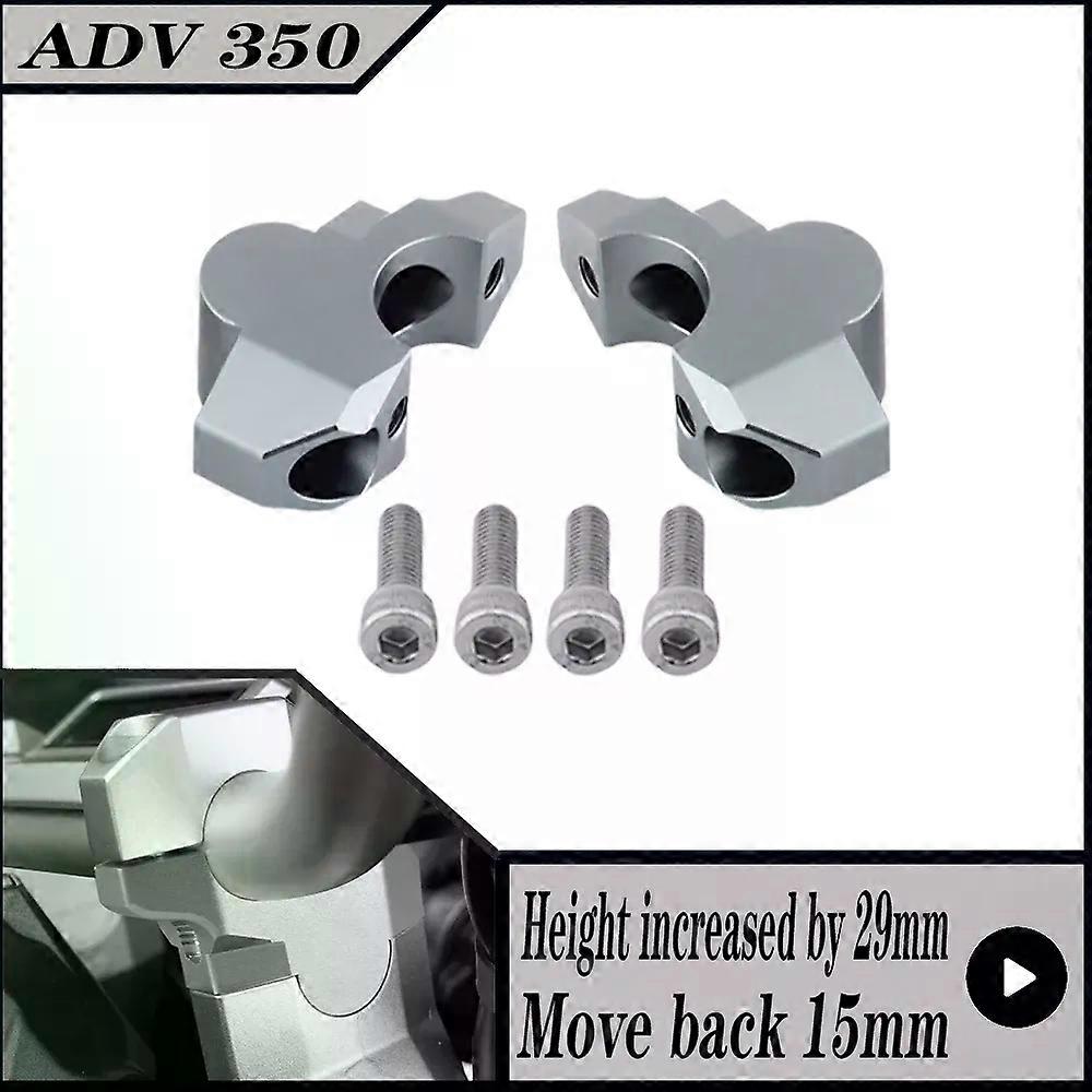 For HONDA ADV350 ADV 350 2022-2024 Motorcycle Riser Clamp Extend Handle Bar Heightening 29MM Move Back 15MM