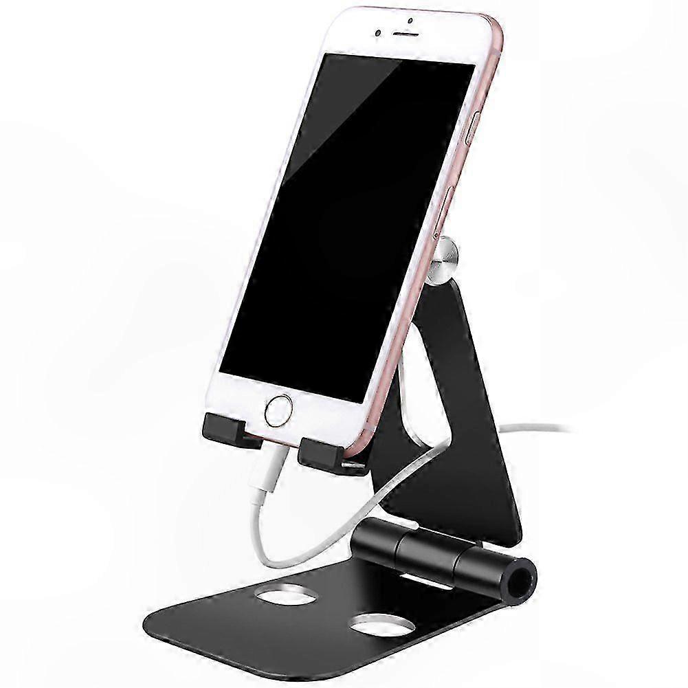 Multi-angle tablet holder, adjustable  and phone stand for 4-10 inch devices, black