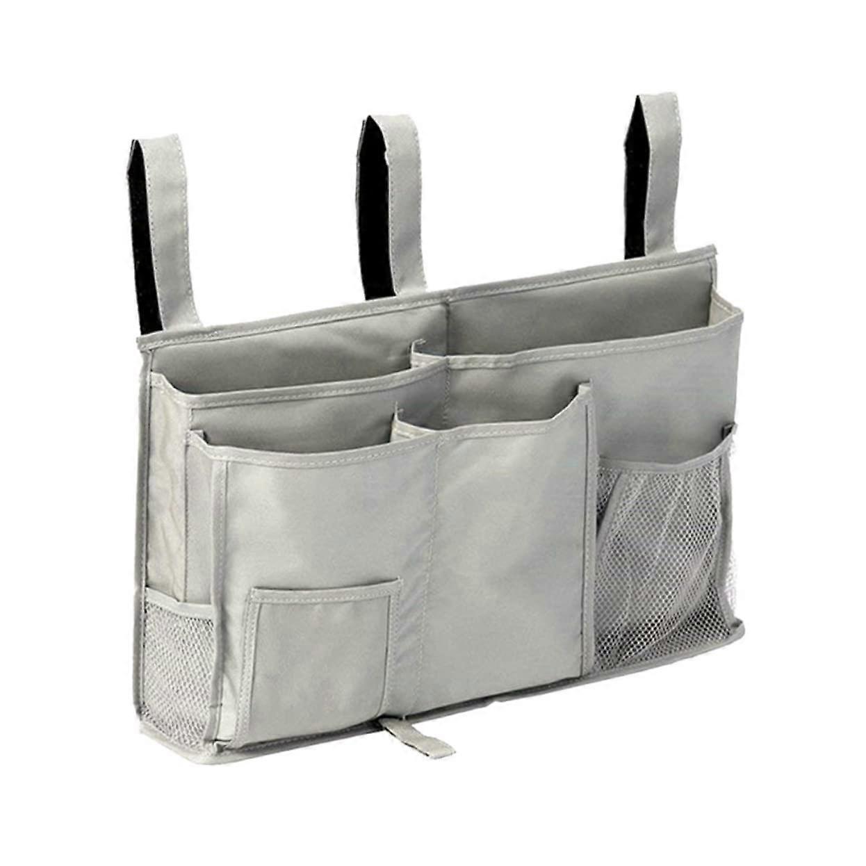 Large Capacity Oxford Fabric Storage Bag For Moving And Dorm Mesh Hanging Organizer Pockets For Car And Sofa Wash Bag