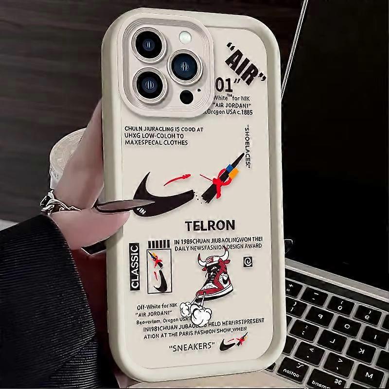 Sport Art Labels Phone Case for iPhone 16 16E 15 14 13 12 11 Pro Max X XS X S Max XR SE 2020 7 8 Shockproof Soft Silicone Cover