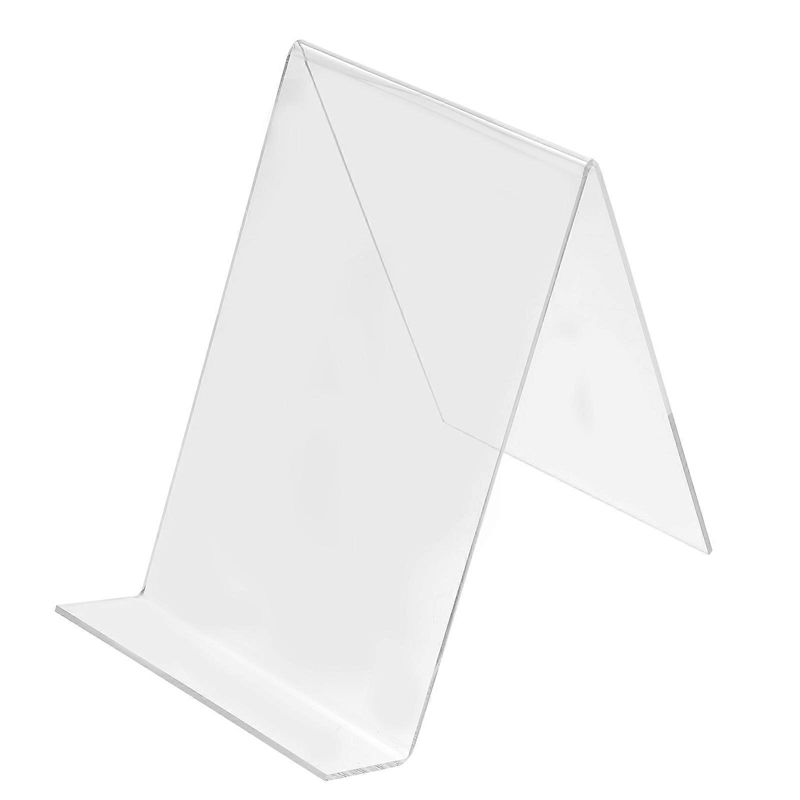 Clear Book Display Stand for Display 2Pcs Acrylic Desktop Book Rack