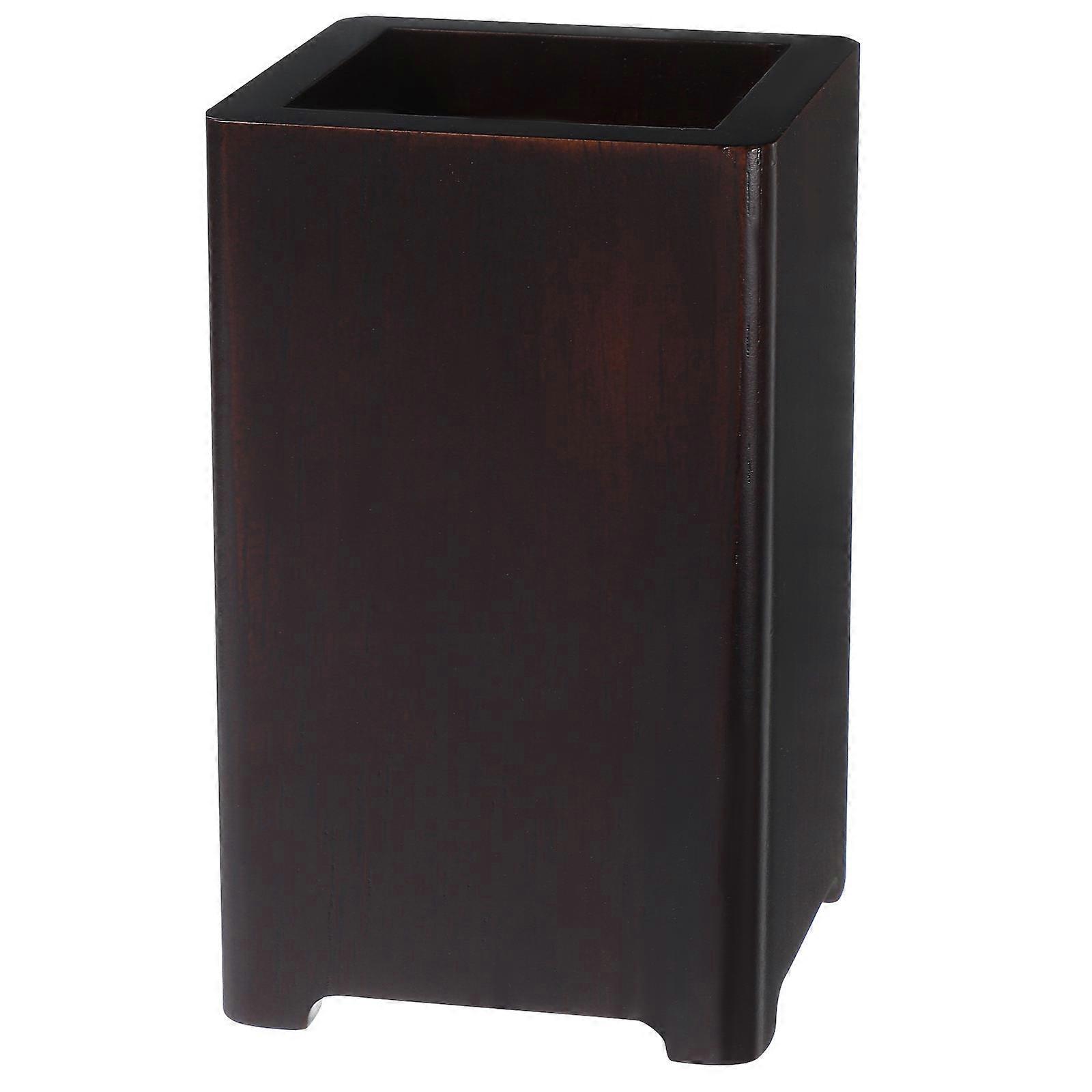 Square Desktop Pencil Holder Organizer For Brushes With Large Capacity And Easy To Clean Feature 5Pcs