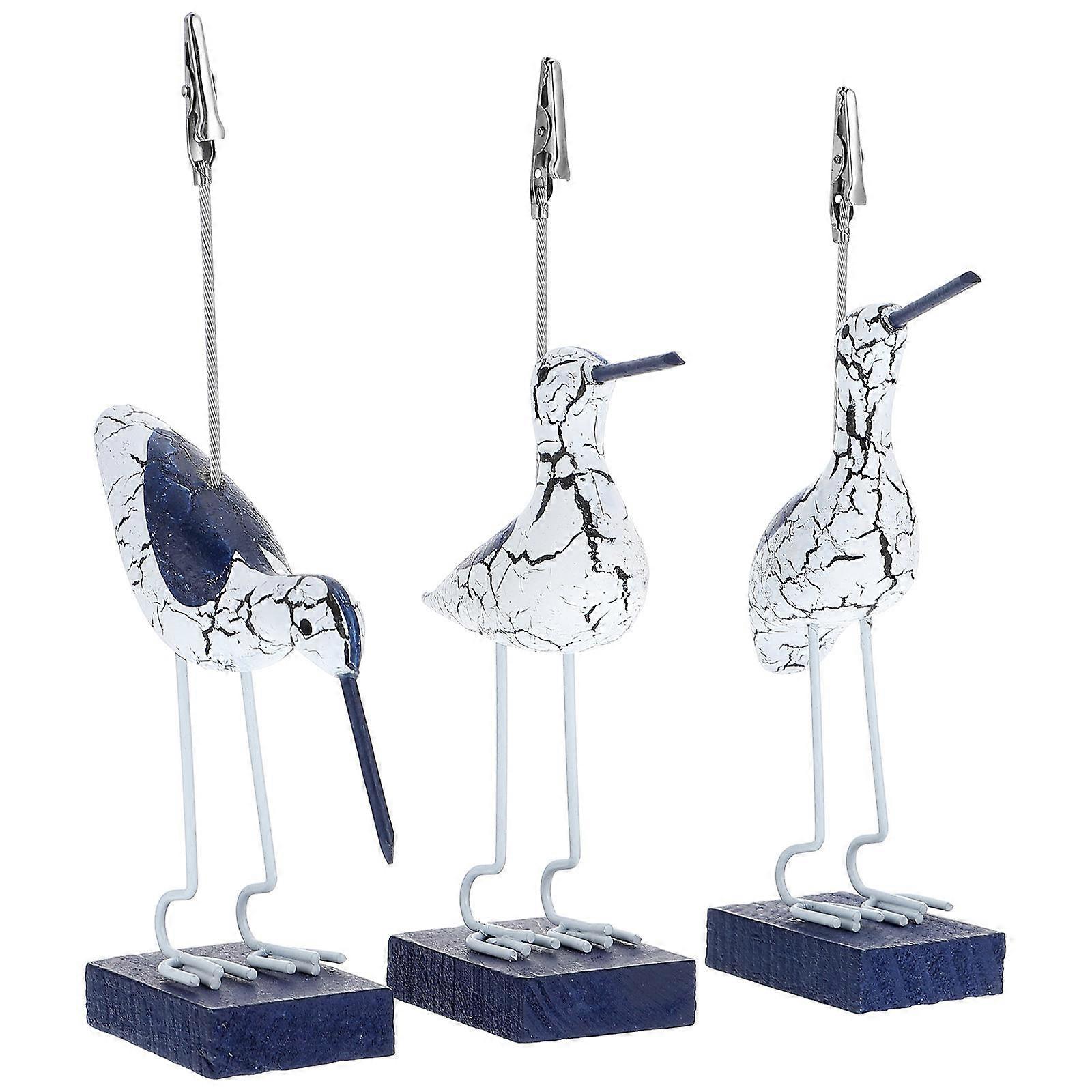 Photo Clips Mediterranean Style Note Holder for Storage Use 9Pcs Pack