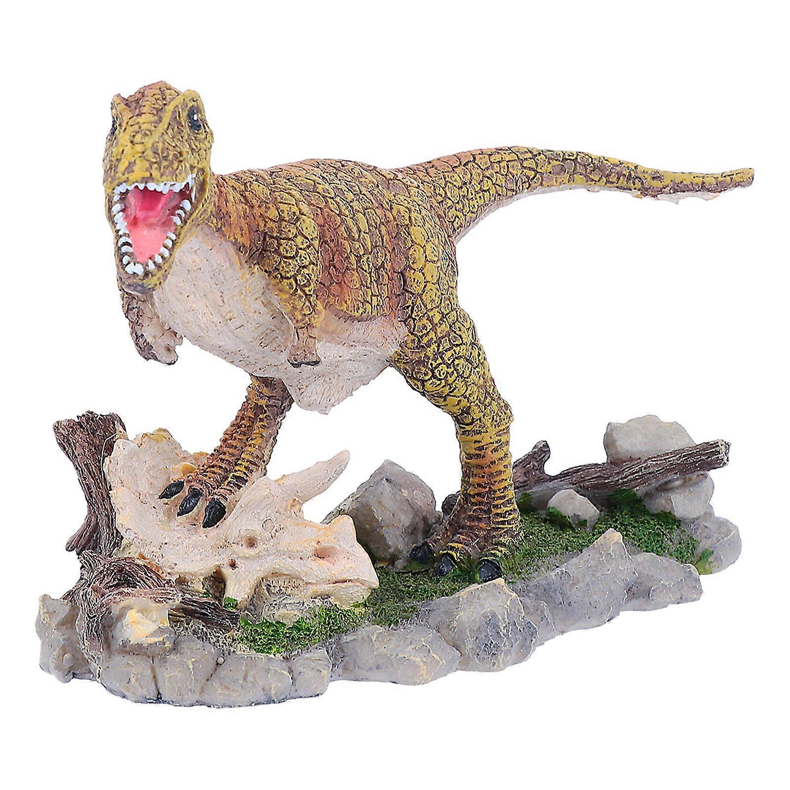 Simulation Dinosaur Reptile Cage Accessory for Decoration 3Pcs Coffee Set