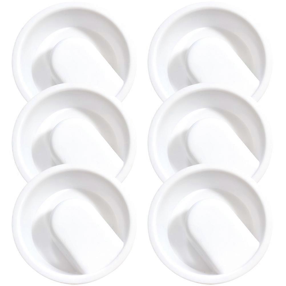 Pitcher Lid Cover For Household Use 12Pcs Multi-Function Carafe Lids Essential Home Accessory Convenient Design White Color