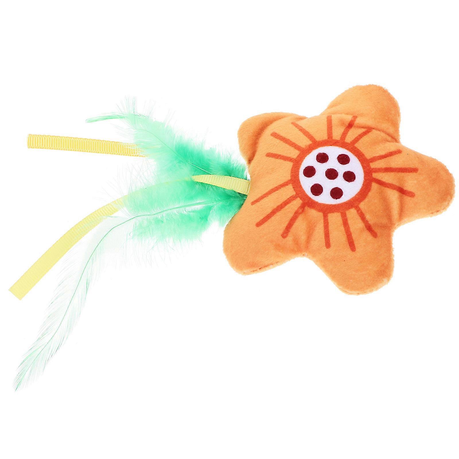 Cat Toy Cartoon Shape Catnip Toy for Pets 1 Piece Scratch Resistant Plush