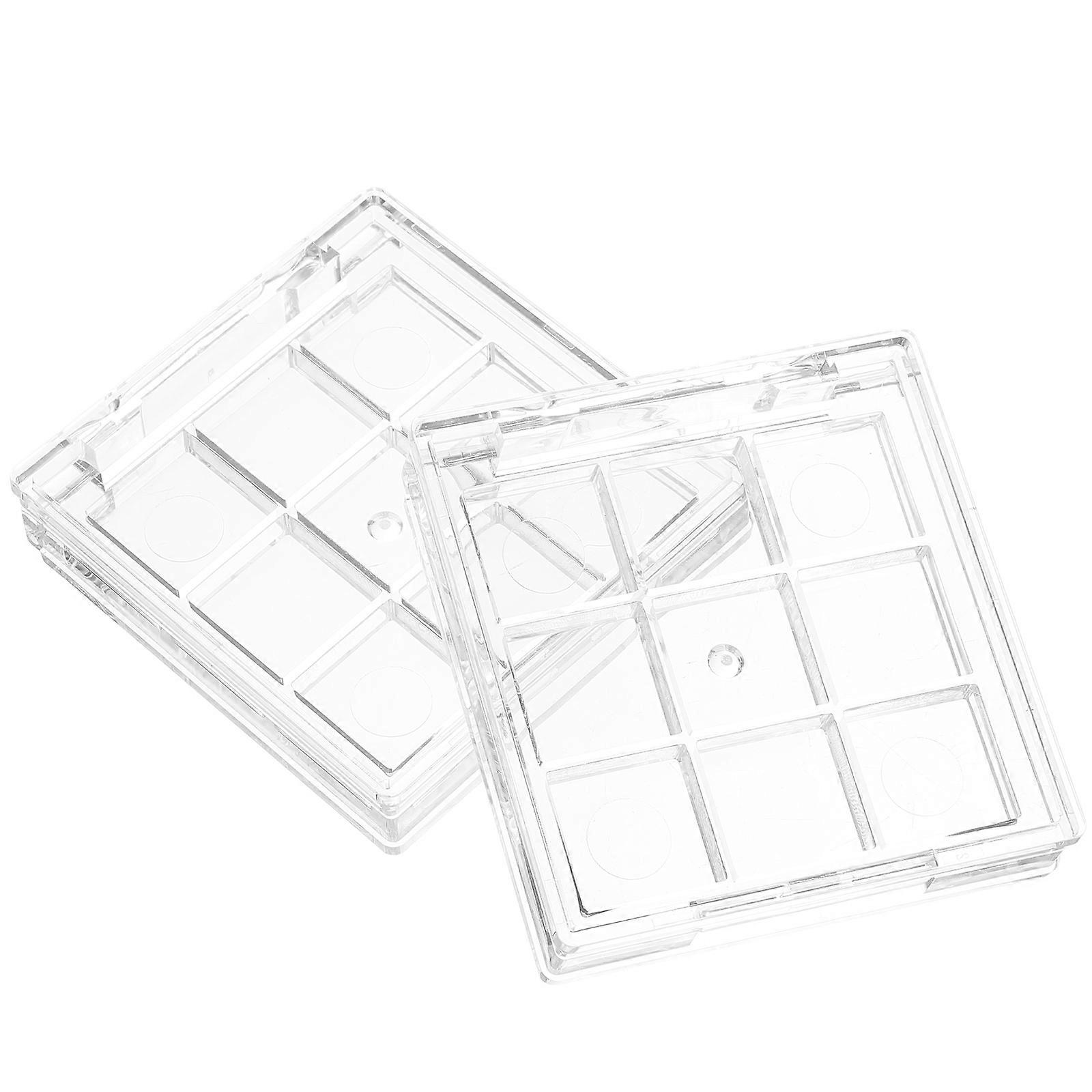 8Pcs Highlighter Containers for Storage Use Compact Transparent Cases