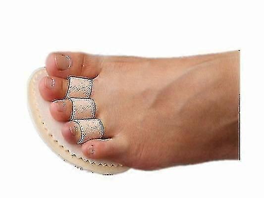 Toe Splint [pair] - Hammer Toe Straightener - Joint Realign Cushion Brace For Claw, Curled, Crooked Toe - Metatarsal Support Loop Guard Alignment Corr