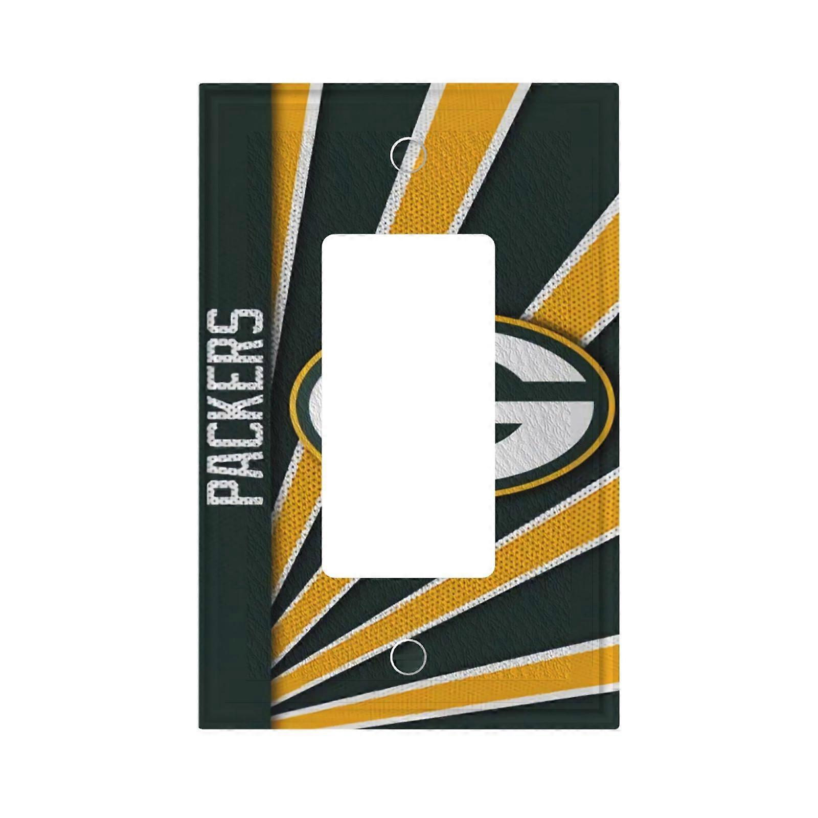 Packers Switching Lights Single Leather Roman Frame Switch Panel Wall Panel Single Double/Pull Light Switch