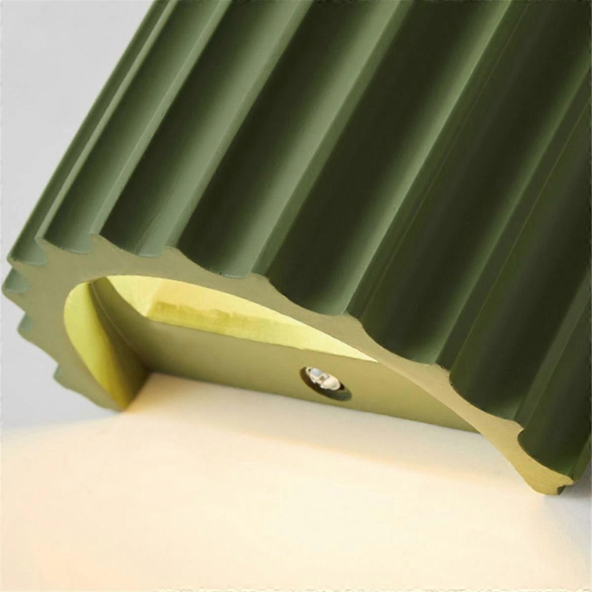 Modern Resin LED Wall Lamp 110v with 3 Color Light Source Included B