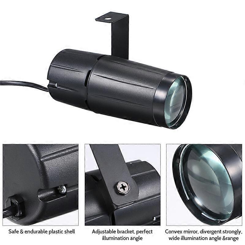 LED Light Beam Pinspot Lighting Spotlight Super Bright Lamp B-EU Plug