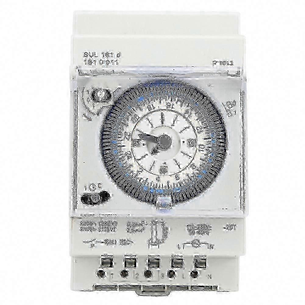 SUL181D 15 Min to 24H Mechanical Timer Switch 250VAC 16A Relay for Home & Appliances