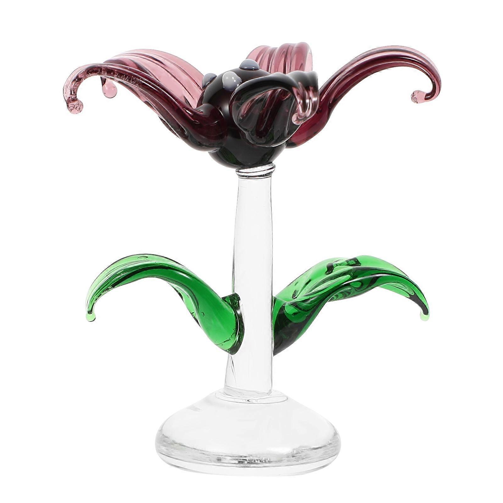 Tabletop Crystal Adornment Cherry Blossom Decor for 3Pcs Display Use