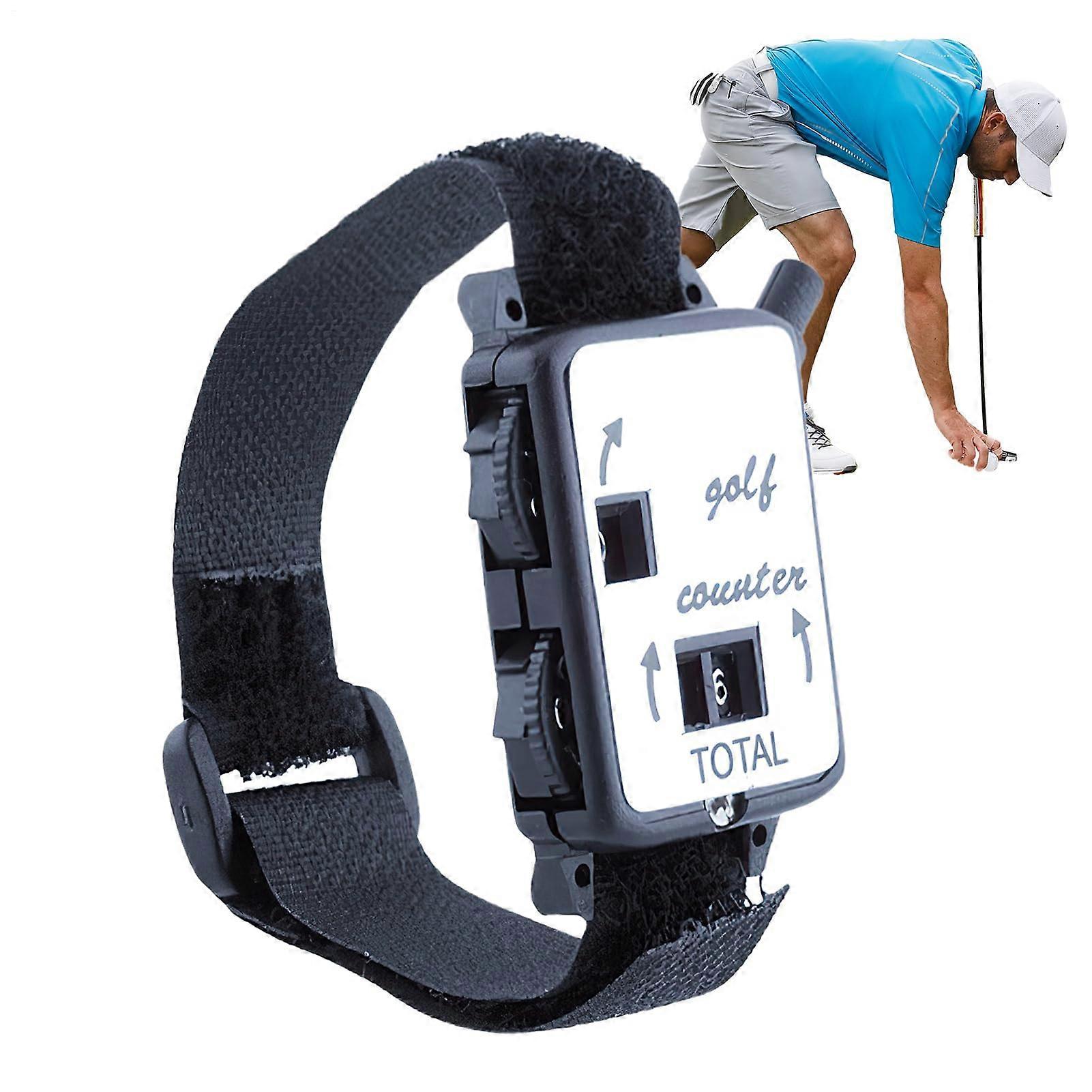 Golf Score Counter, Manual Scoring Clicker, HeavyDuty Metal Counter, Pulse Score, Portable PU Tool