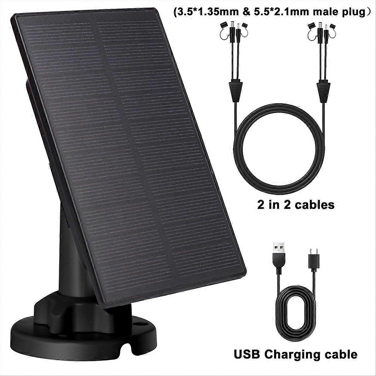 12V/1A 6V/2A Solar Panel for Security Camera Home Light System