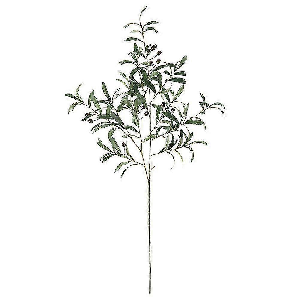 Artificial Olive Branch with Fruits for Home Decor and Photography Props