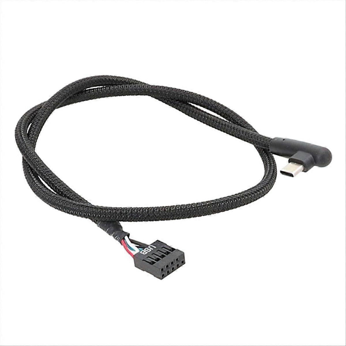 1Pcs USB 9Pin to Type C Cable for Enhances Stability and Speed 60CM