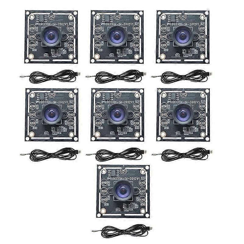 7PCS 100 Degree Camera Module 1MP OV9732 1280x720 30fps USB Camera Module Drive Free with 1.5M Cable