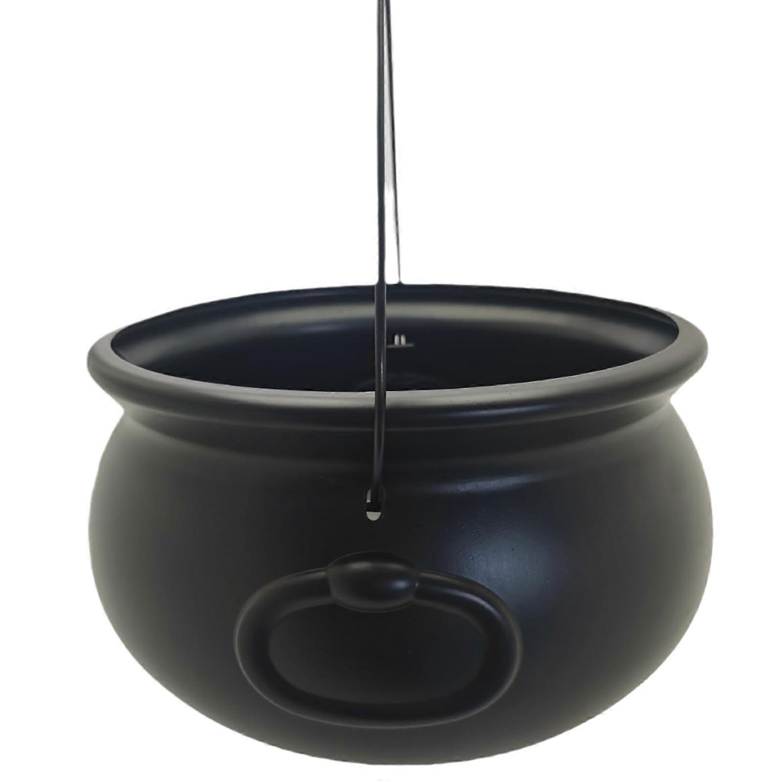 Oversized Witch Cauldron Candy Container 12Inch Sweets Bowl Halloween Party Decorations