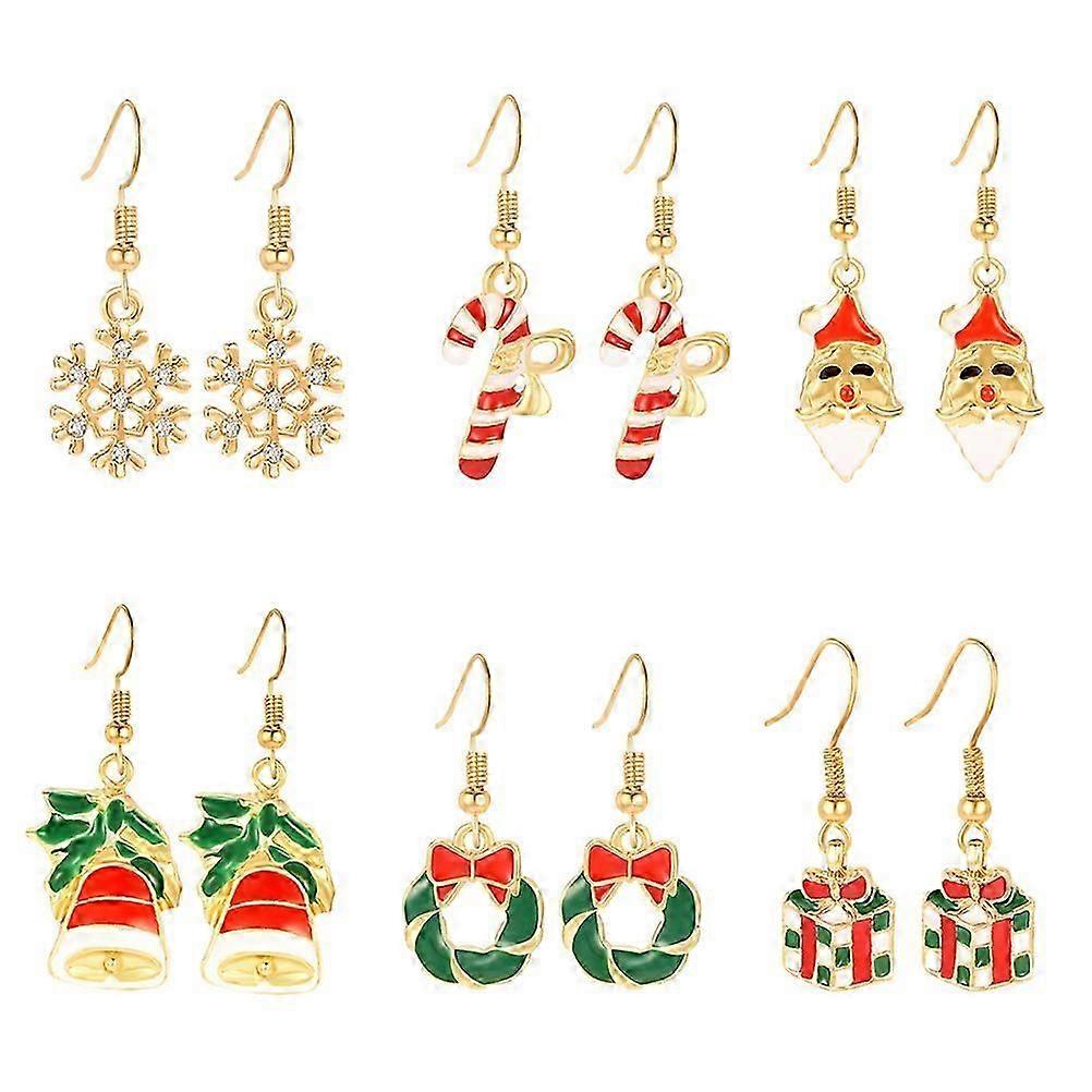 Holiday Epoxy Dangle Earrings for Women's