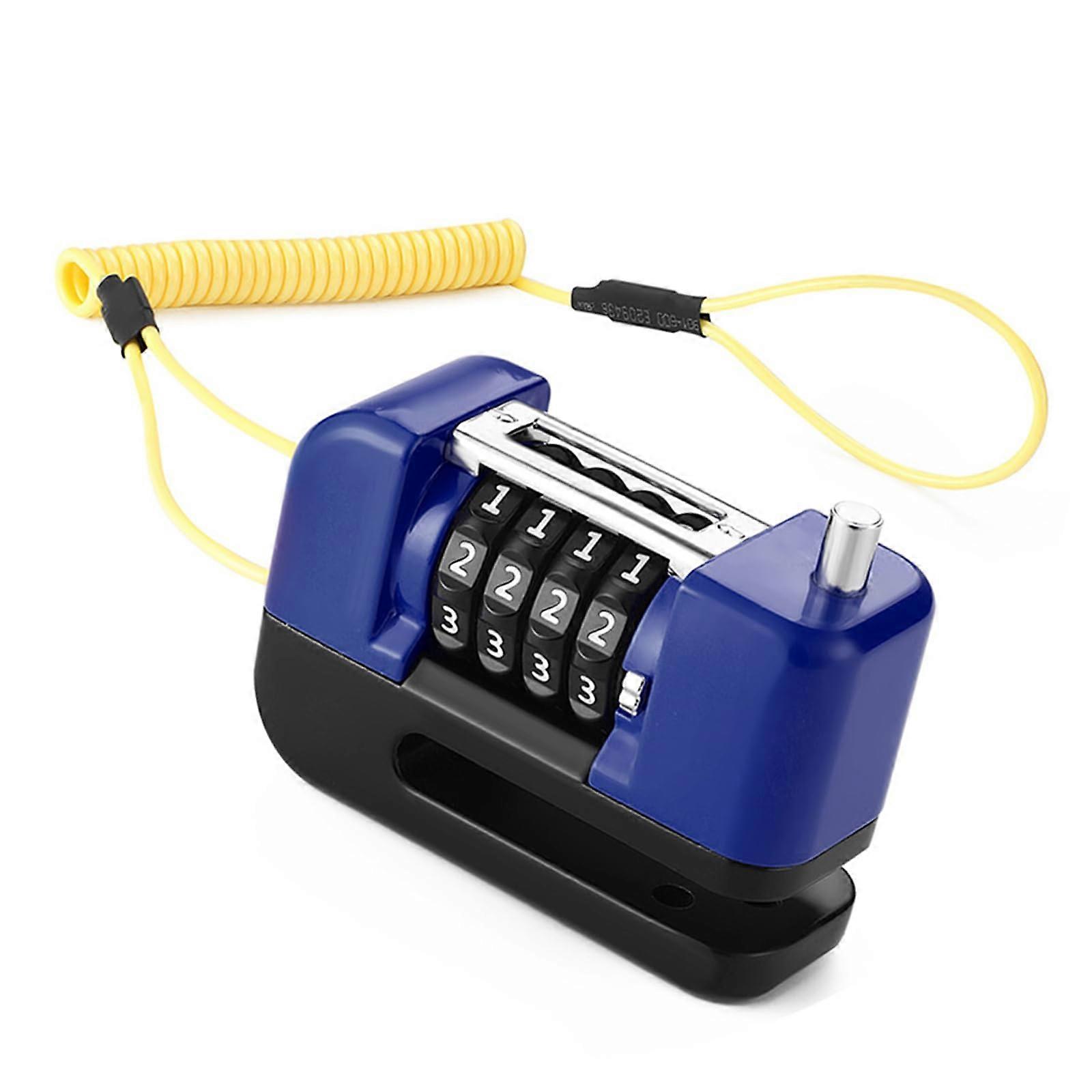 4Digit Combination PadLocks For Motorcycle And Mountain Bike Security Compact Outdoor Lock  Security Accessory