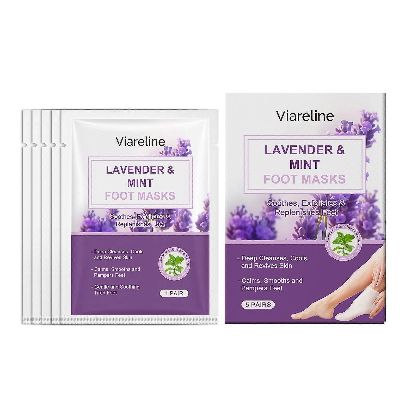 Viareline Lavender Moisturizing Foot Mask Daily Hydration