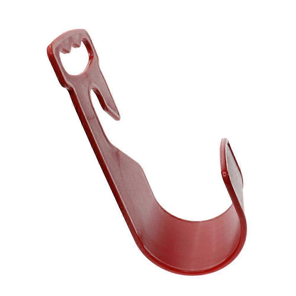 25', 50', 75' and 100' Flexible Garden Hose Holder with Garden Bracket, Red