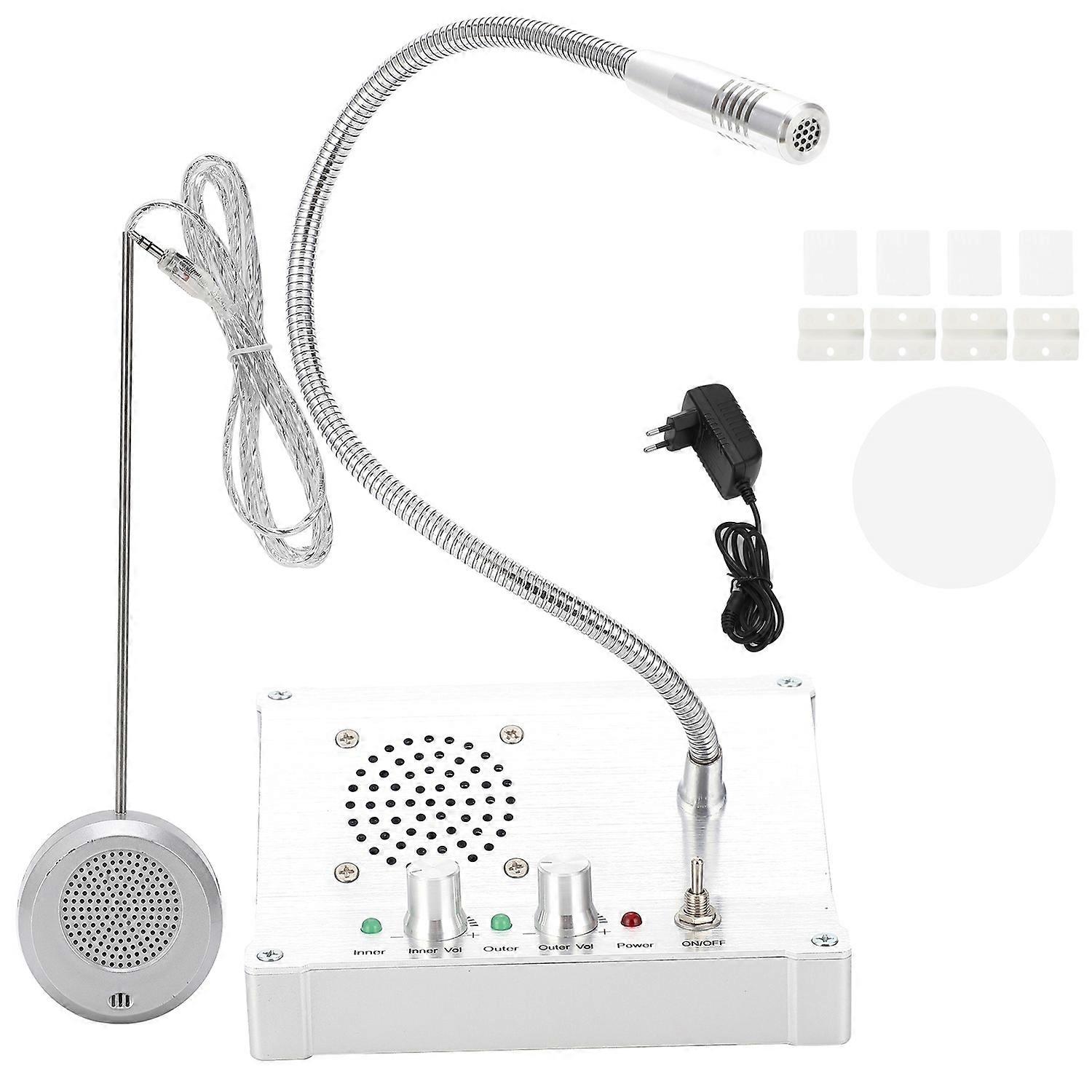 Dualway Bank Store Station Window Counter Intercom Interphone System