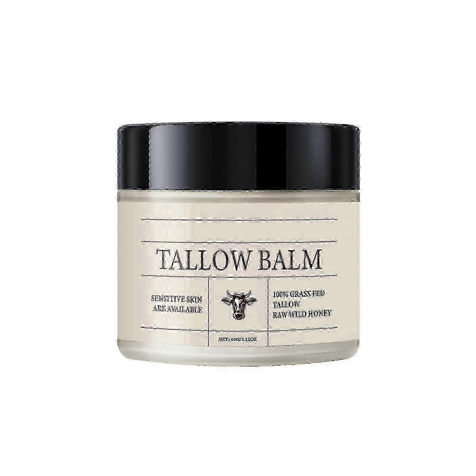 Grass-Fed Beef Tallow Balm with Moisturizing Cream - Anti-Aging Skin Care for Soft, Smooth Skin in 60g Kits