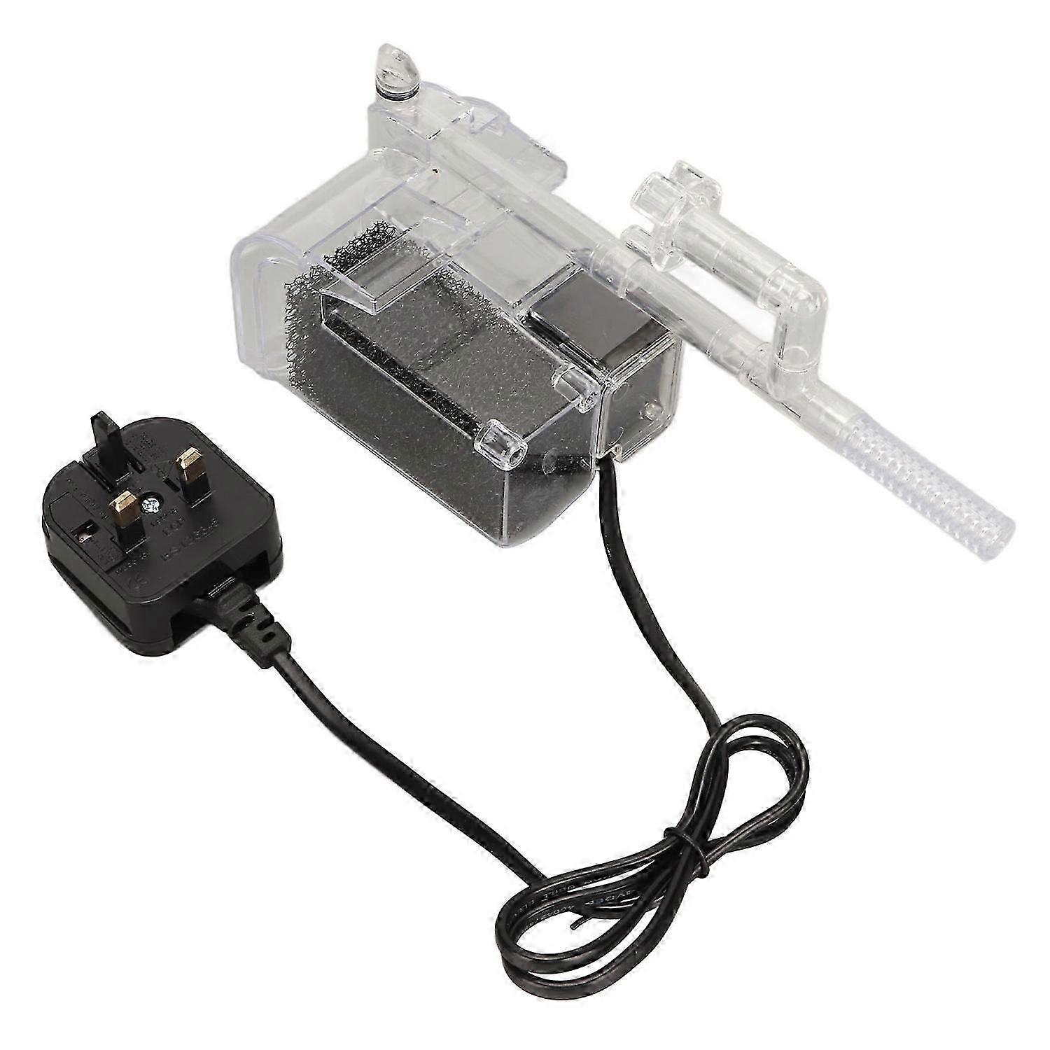 Hang On Aquarium Filter Quiet Microporous Filter Cotton Space Saving Fish Tank Waterfall Filter UK P