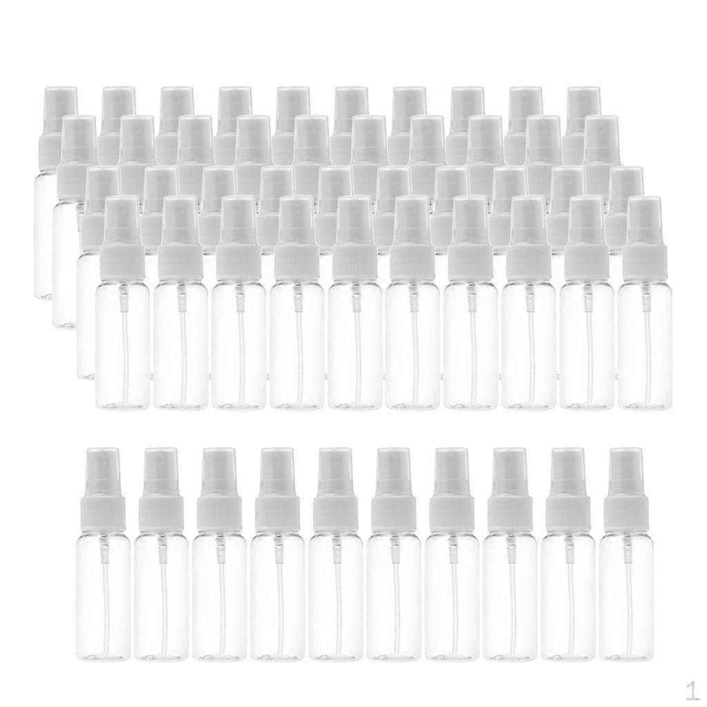 50x Transparent Refillable Empty Fine Mist Sprayer 30ml
