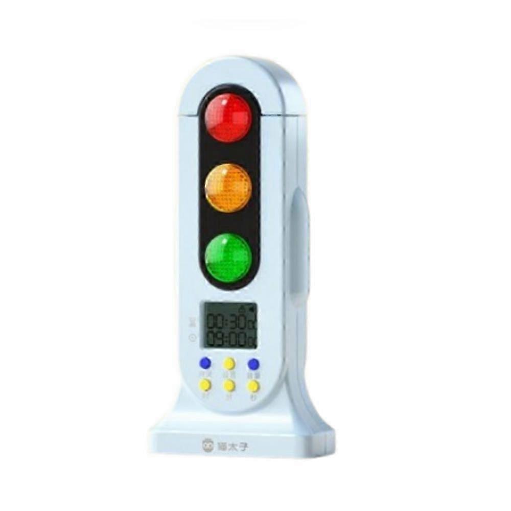 Traffic Light Visual Audio Digital Timer LCD Display for Kids Classroom Home Kitchen Game Countdown Timer Visual Timer_li