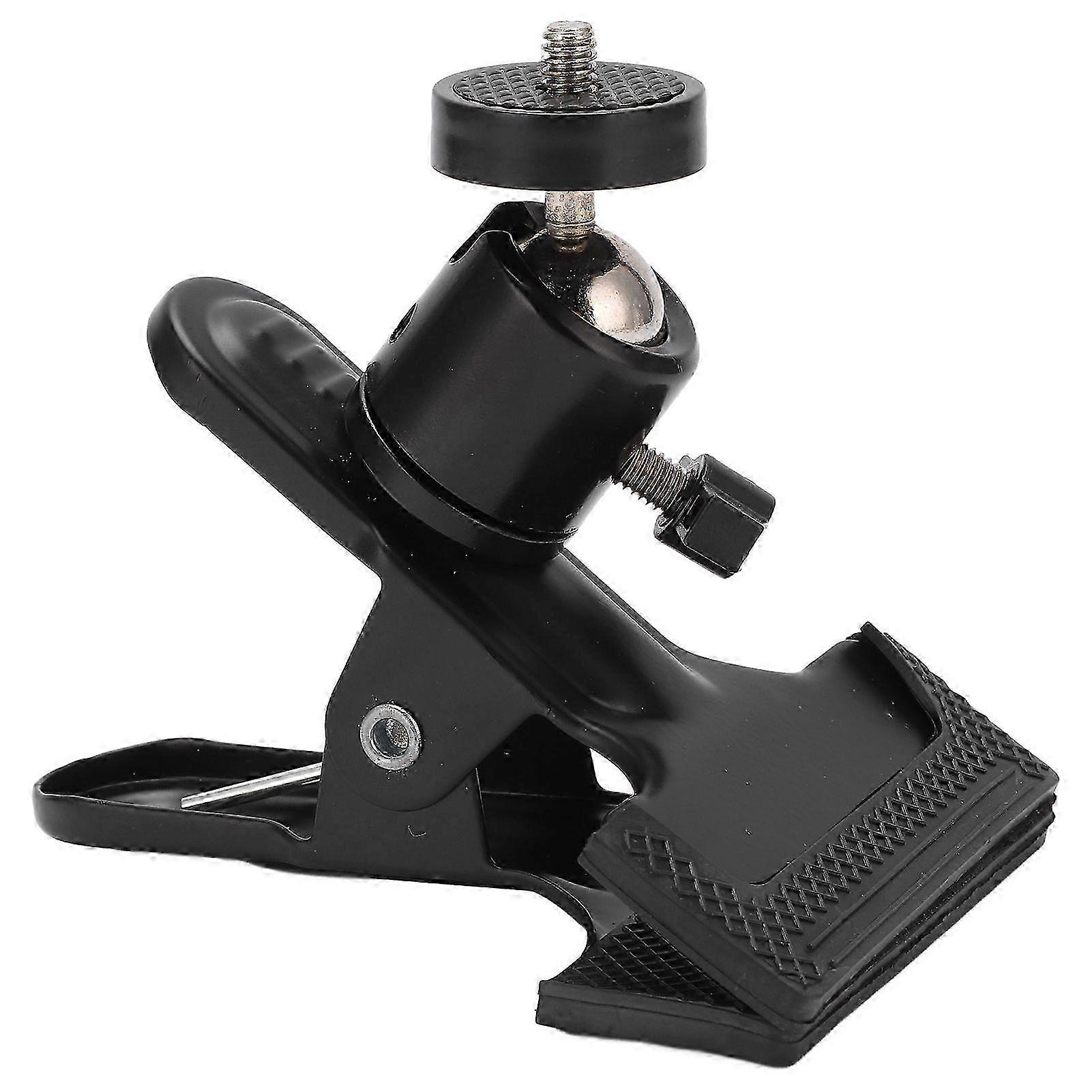 Tripod Camera Clip Clamp Holder with 360 Rotatable Ballhead Clamp for Motion CameraHwy