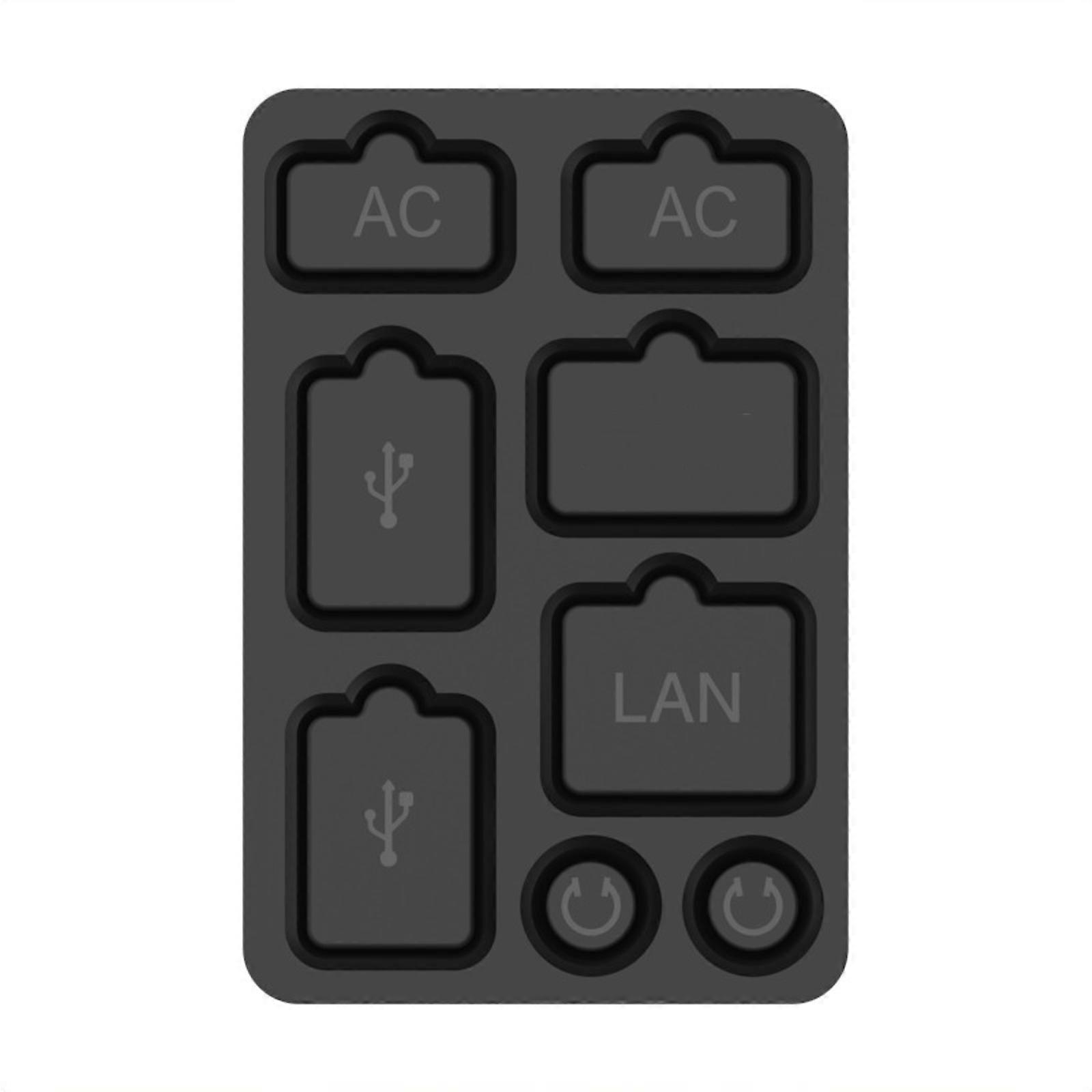 Upgraded Dust Cover, 2-End Fixed Dust Protector with Silicones Plugs, Dust Plugs for NS 2 Game Consoles Multicolor