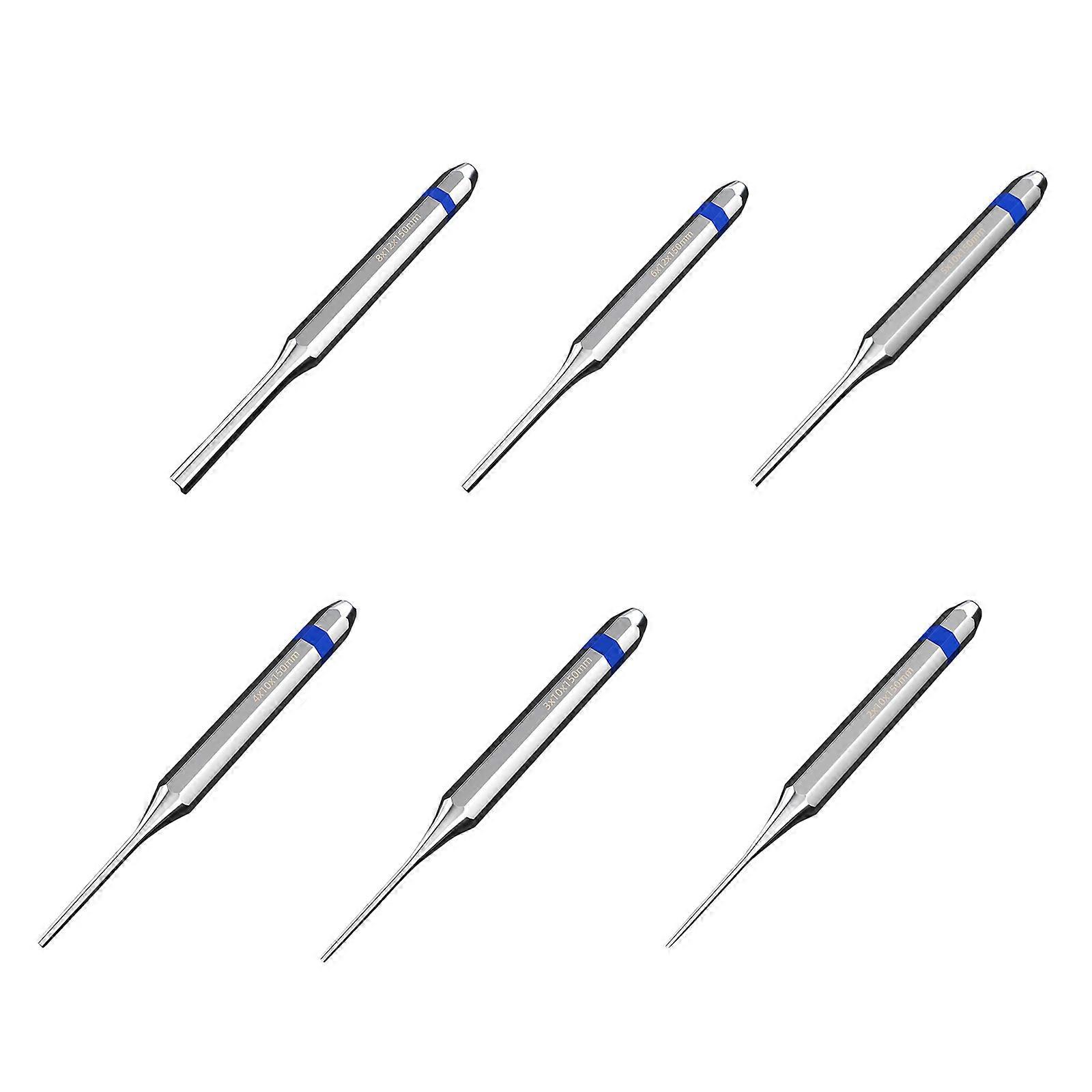 Precise Engineered Center Pin Punch With Storage Box MultiMaterial Compatibility Enhanced Durability And Accuracy Multicolor